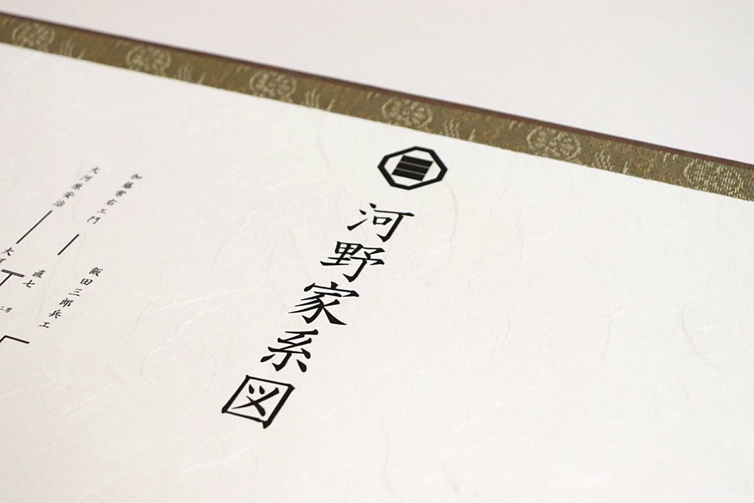 家紋と題字